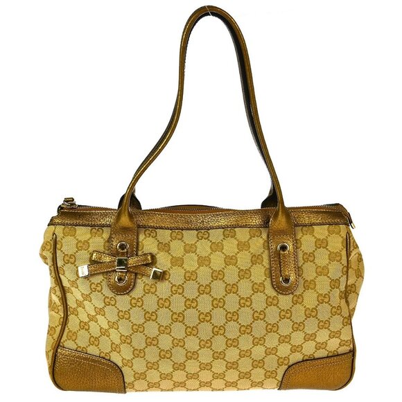 Gucci Beige GG Princy Tote Bag - Picture 1 of 12
